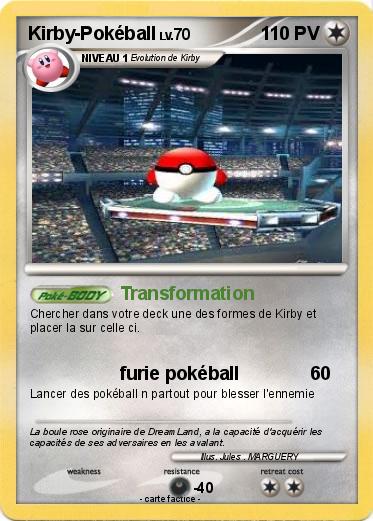 Pokemon Kirby-Pokéball