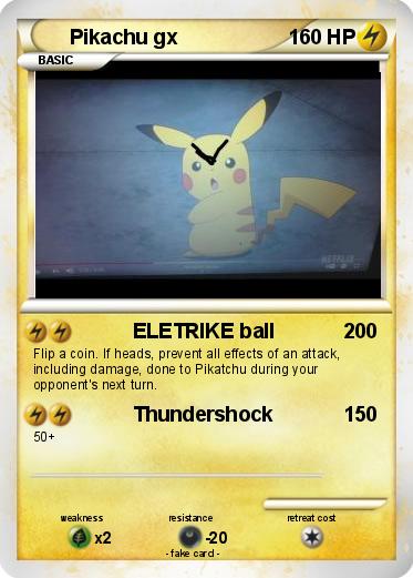 Pokemon Pikachu gx