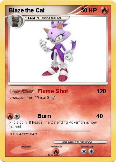 Pokemon Blaze the Cat