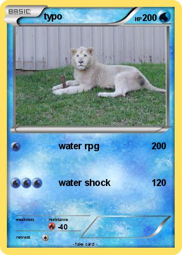Pokemon typo