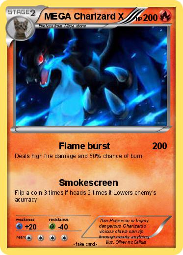 Pokemon MEGA Charizard X