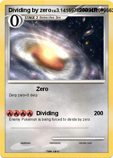 Pokemon Dividing by zero