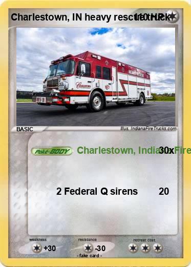 Pokemon Charlestown, IN heavy rescue truck