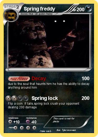 Pokemon Spring freddy