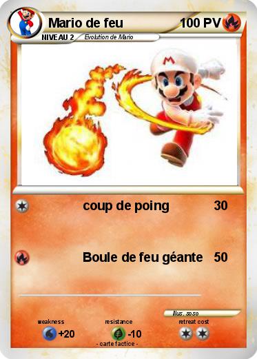 Pokemon Mario de feu