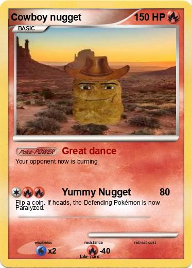 Pokemon Cowboy nugget