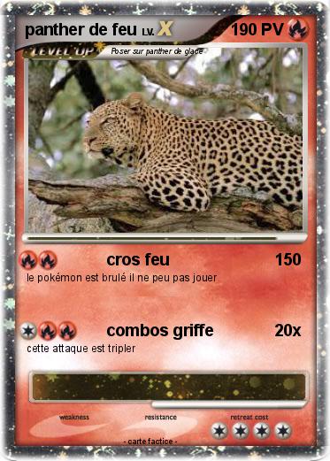 Pokemon panther de feu
