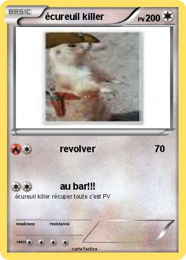 Pokemon écureuil killer