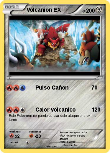 Pokemon Volcanion EX
