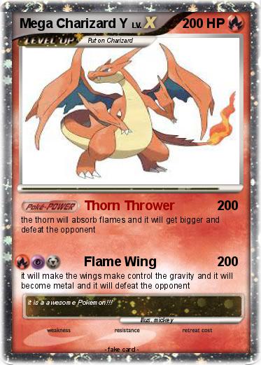 Pokemon Mega Charizard Y