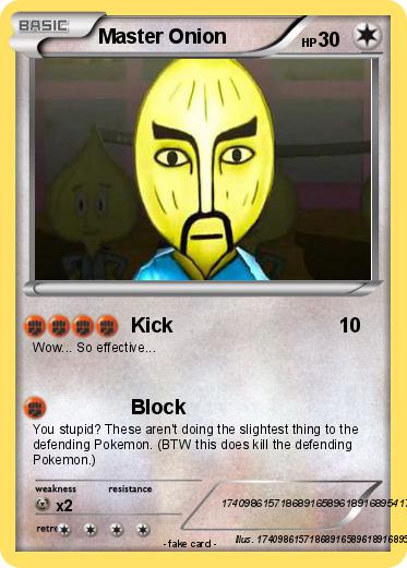 Pokemon Master Onion