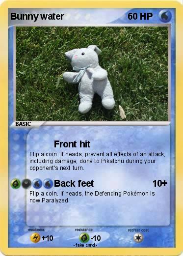 Pokemon Bunny water