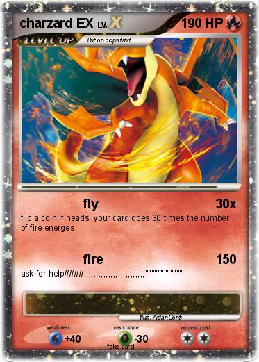 Pokemon charzard EX