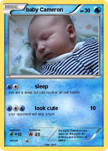 Pokemon baby Cameron