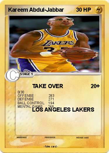 Pokemon Kareem Abdul-Jabbar
