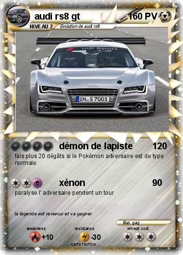 Pokemon audi rs8 gt