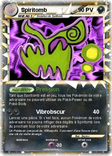Pokemon Spiritomb