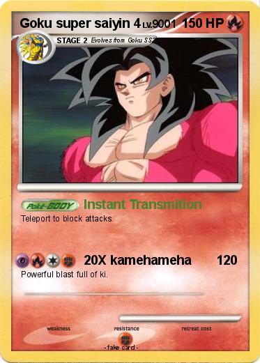 Pokemon Goku super saiyin 4