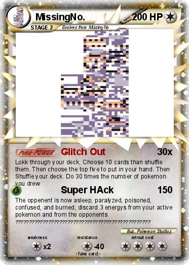 Pokemon MissingNo.