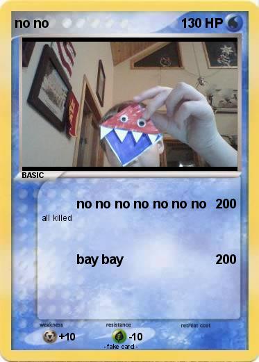 Pokemon no no