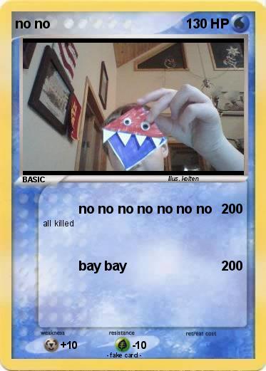 Pokemon no no