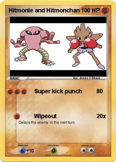 Pokemon Hitmonle and Hitmonchan