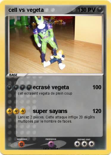 Pokemon cell vs vegeta