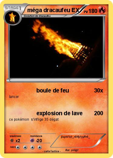 Pokemon méga dracaufeu EX