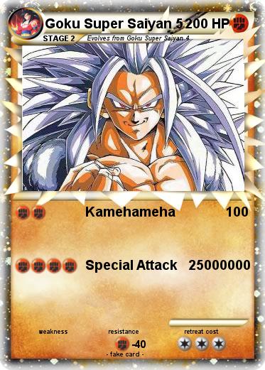 Pokemon Goku Super Saiyan 5