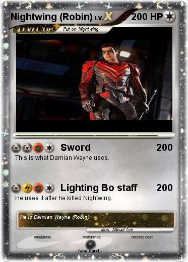 Pokemon Nightwing (Robin)