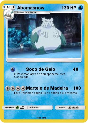 Pokemon Abomasnow