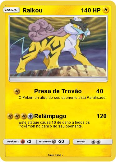 Pokemon Raikou