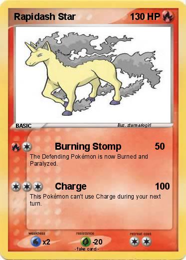 Pokemon Rapidash Star