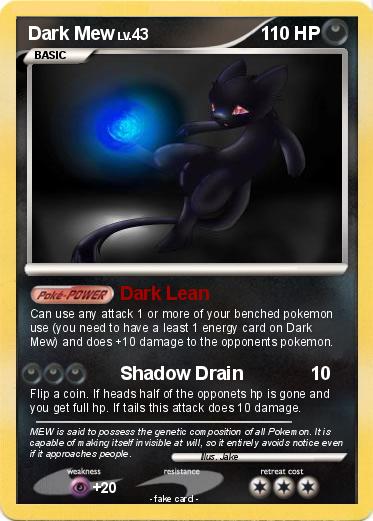 Pokemon Dark Mew