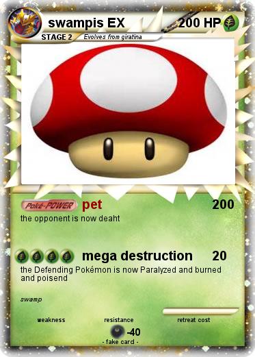 Pokemon swampis EX