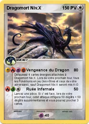 Pokemon Dragomort Niv.X