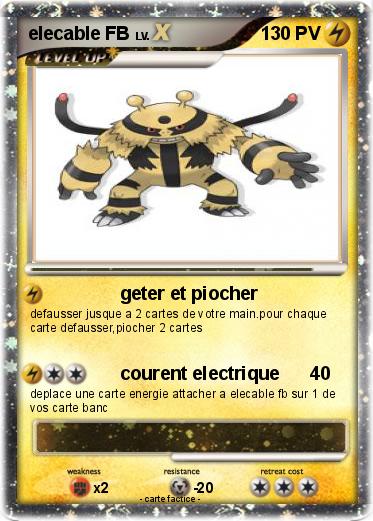 Pokemon elecable FB