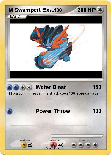 Pokemon M Swampert Ex