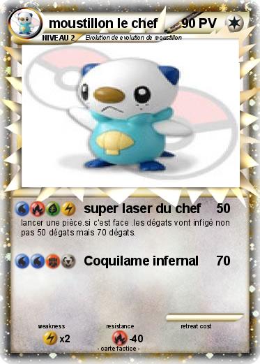 Pokemon moustillon le chef