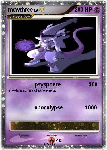 Pokemon mewthree