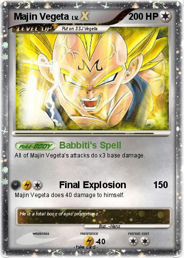 Pokemon Majin Vegeta