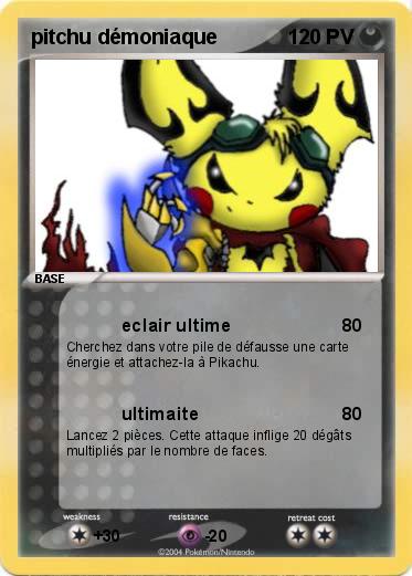 Pokemon pitchu démoniaque