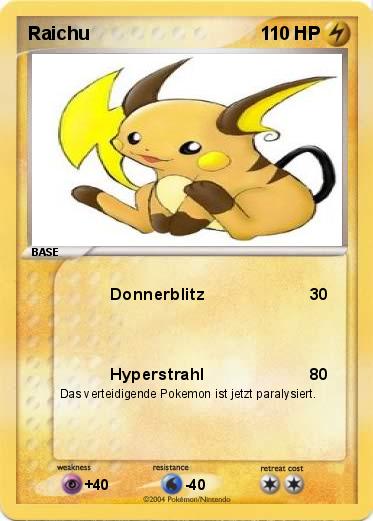 Pokemon Raichu