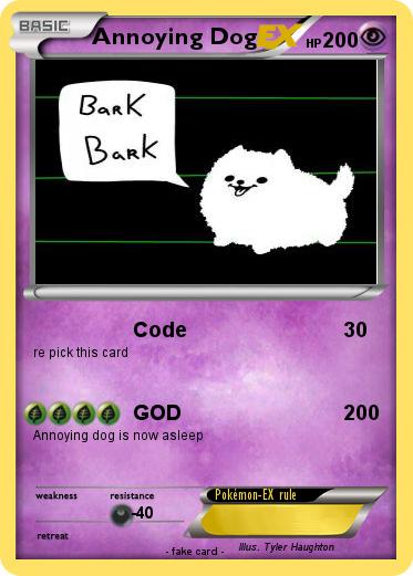 Pokemon Annoying Dog