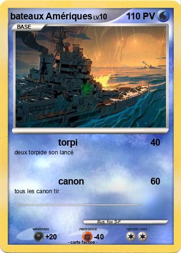 Pokemon bateaux Amériques