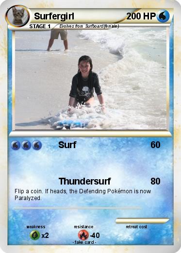 Pokemon Surfergirl