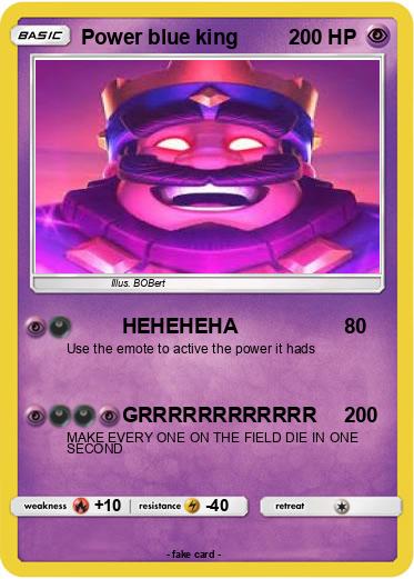 Pokemon Power blue king