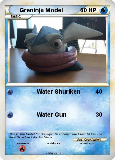 Pokemon Greninja Model