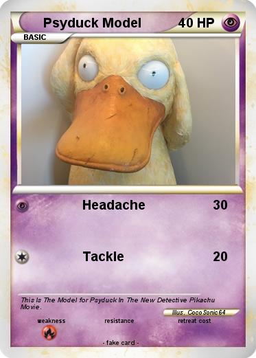 Pokemon Psyduck Model