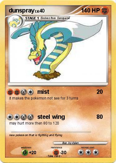 Pokemon dunspray